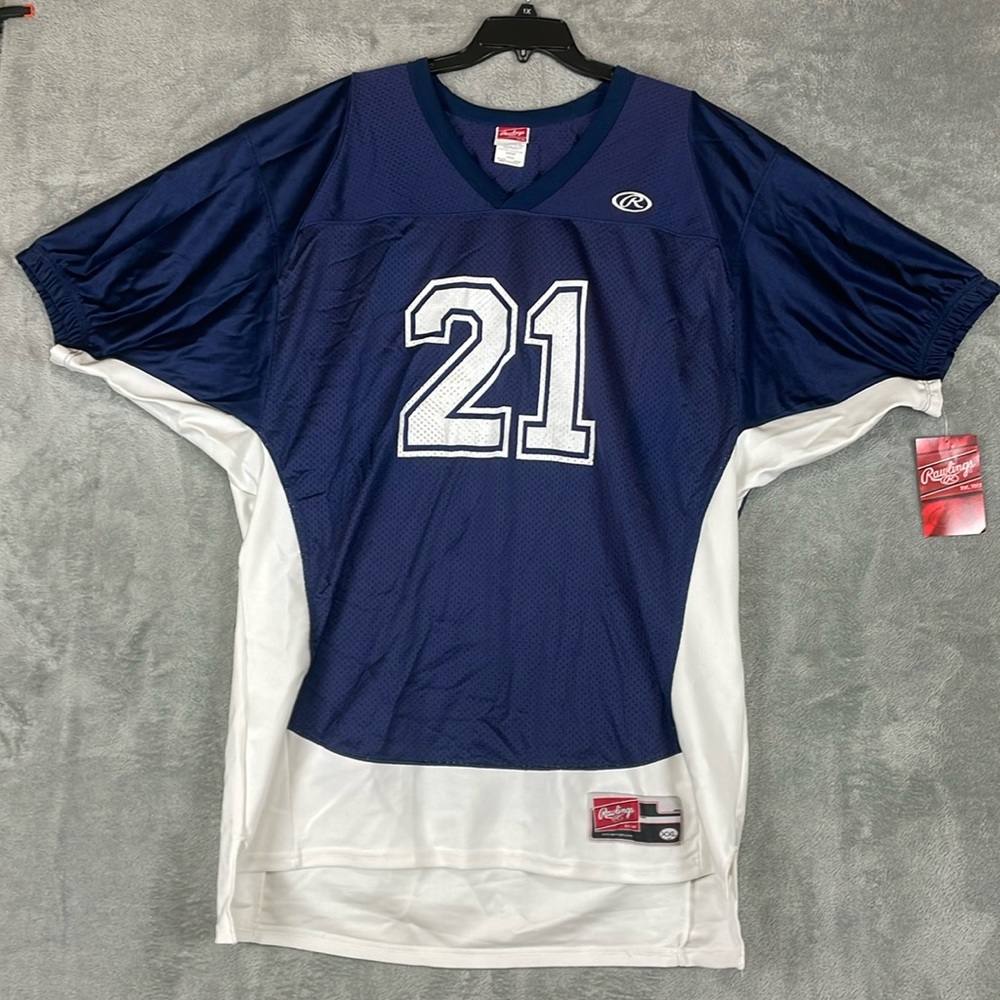 NWT Rawlings Ezekiel Elliot 2XL Jersey Dallas Cowboys NFL Football Elastic Arms